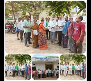 రఘునాథపాలెం మండలం వి వెంకటాయపాలెం గ్రామం సిఎంఆర్ఎఫ్ చెక్కుల పంపిణీ మార్కెట్ చైర్మన్