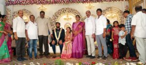 కొణిదెల వారి రిసెప్షన్ వేడుక సప్తపది కళ్యాణ మండపం బైపాస్ రోడ్డు ఖమ్మం